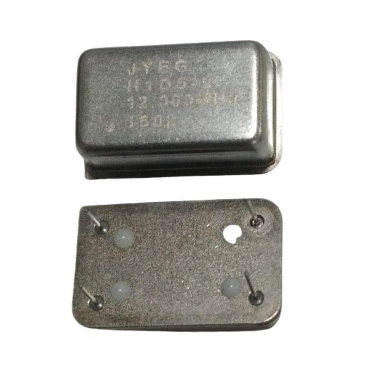 12MHz 4 Pin Crystal Oscillator Through Hole Quartz Oscillator image 1