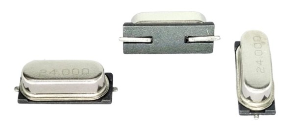 24MHz SMD Crystal HC49US Surface Mount Quartz Frequency Crystal (24MHz SMD Crystal Resonator) image 1