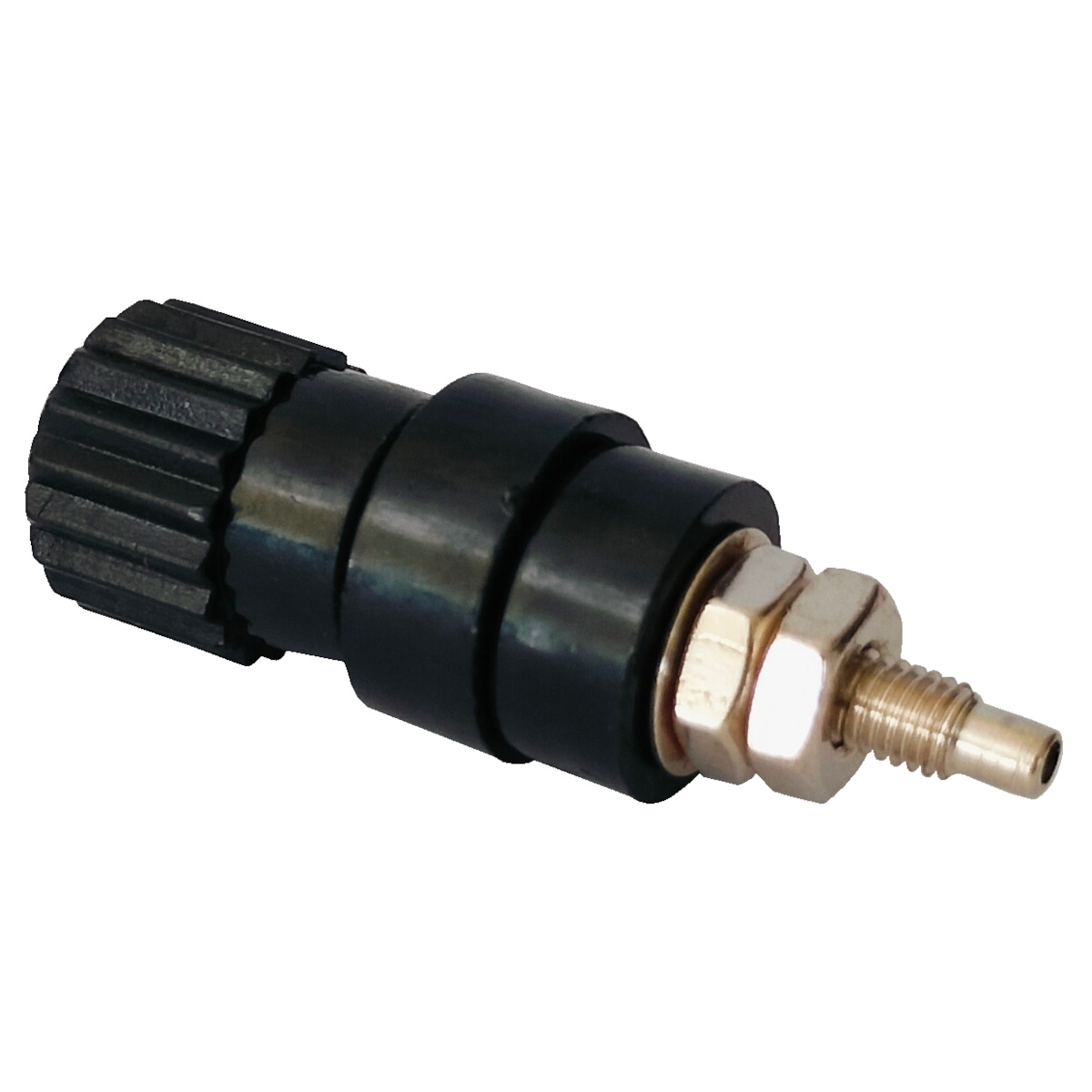 4mm 30A Terminal Panel Mount Banana Socket BTI-30 Black (Panel Mount Connector) image 2