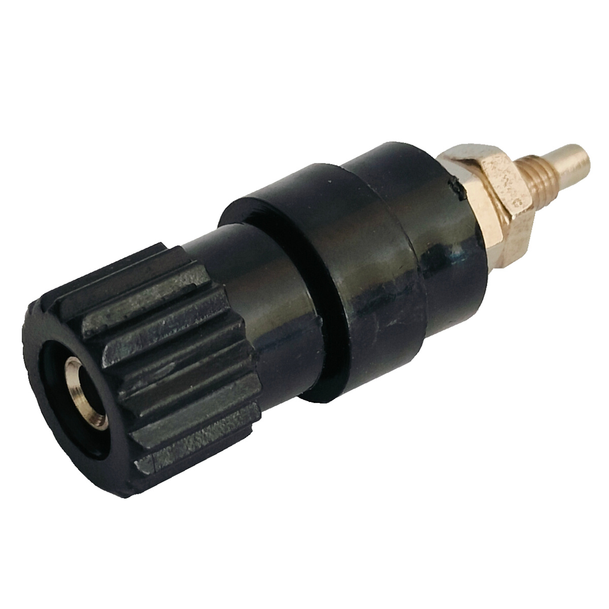 4mm 30A Terminal Panel Mount Banana Socket BTI-30 Black (Panel Mount Connector) image 3