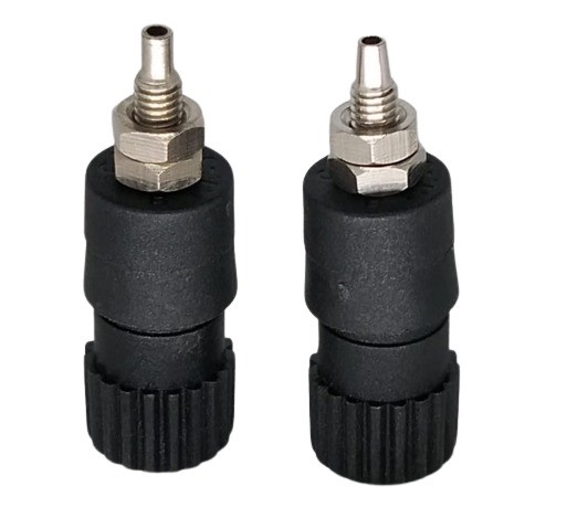 4 MM-30 Amp Terminal Panel Mounting Banana Plug BTI-30 Black image 1