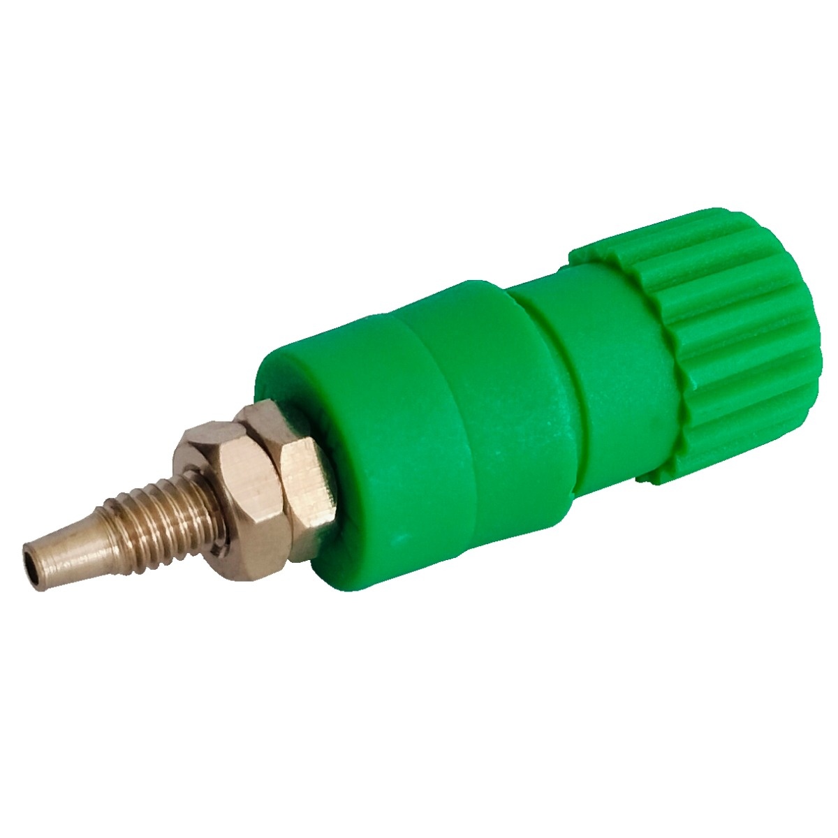 4mm 30A Terminal Panel Mount Banana Socket BTI-30 Green (Panel Mount Connector) image 1