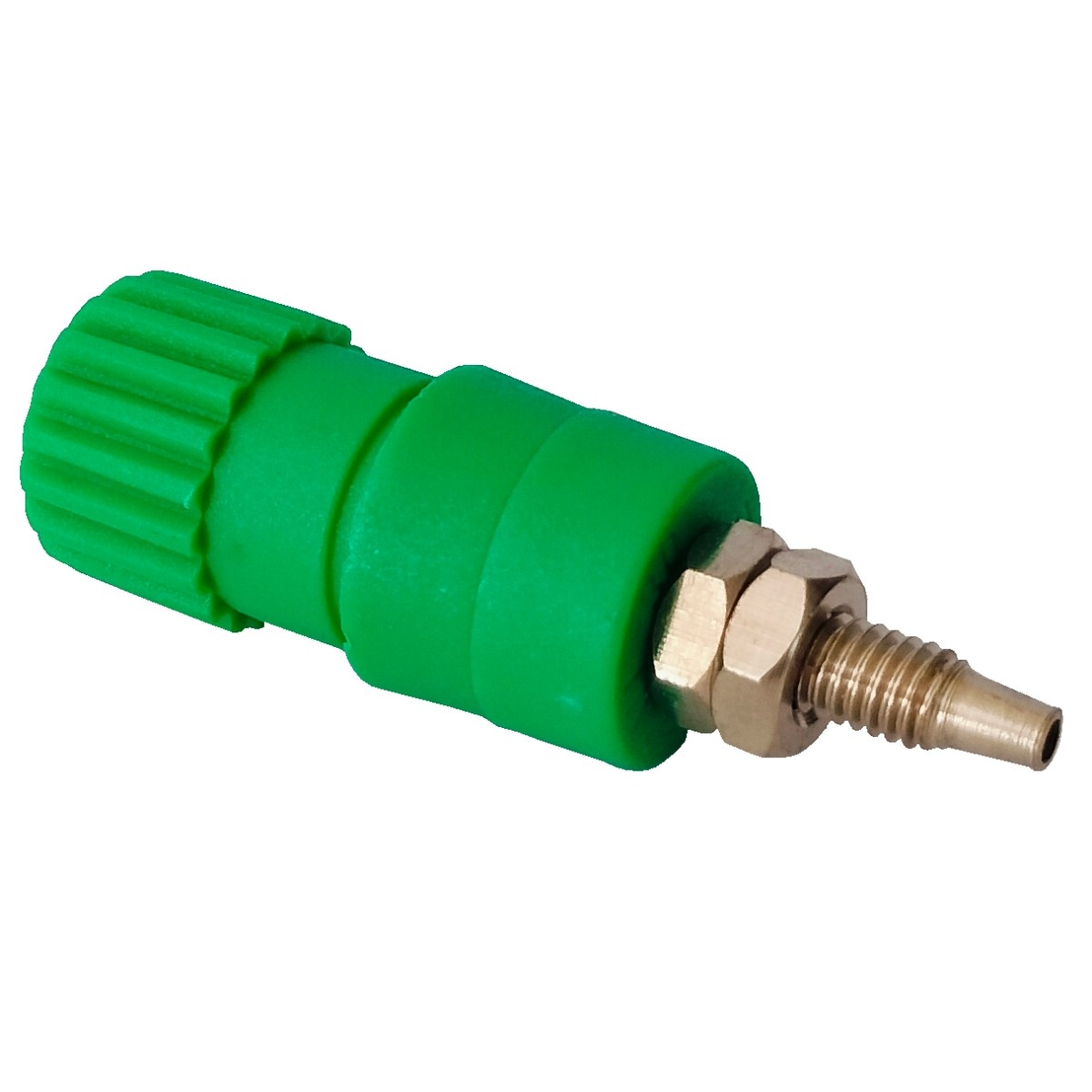 4mm 30A Terminal Panel Mount Banana Socket BTI-30 Green (Panel Mount Connector) image 2