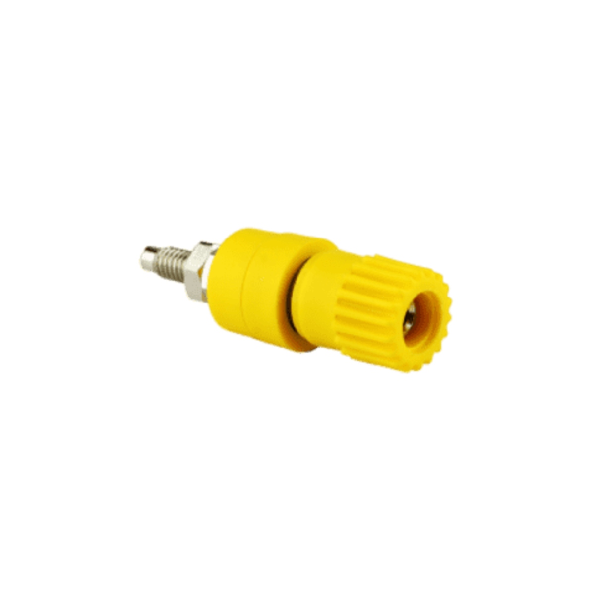 4mm 30A Terminal Panel Mount Banana Socket BTI-30 Yellow (Panel Mount Connector) image 1