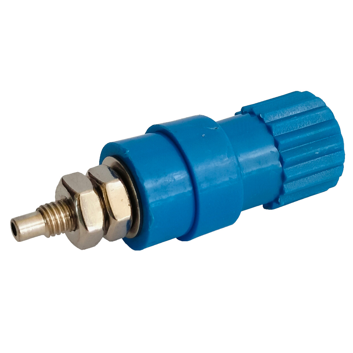 4mm 30A Terminal Panel Mount Banana Plug BTI-30 Blue (Panel Mount Binding Post Connector) image 2