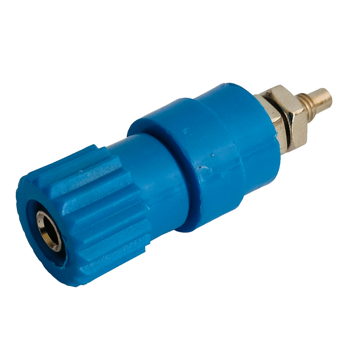 4mm 30A Terminal Panel Mount Banana Plug BTI-30 Blue (Panel Mount Binding Post Connector) image 3