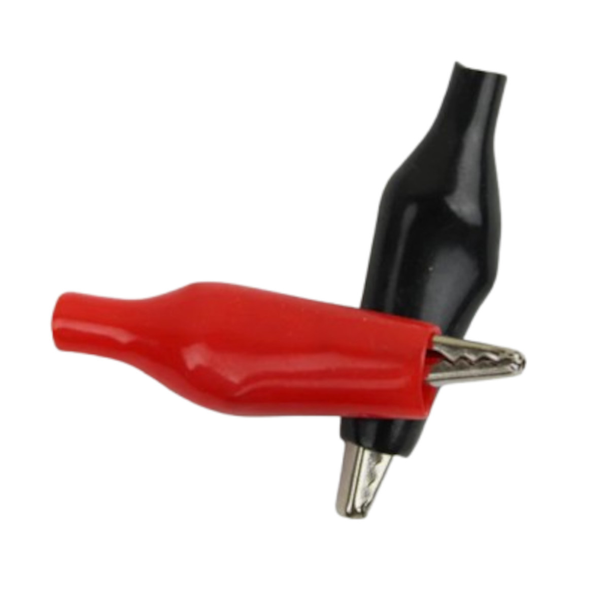 Crocodile Clip Small 25mm Red Black Pair Electrical Test Clips (Alligator Clip Pair) image 3