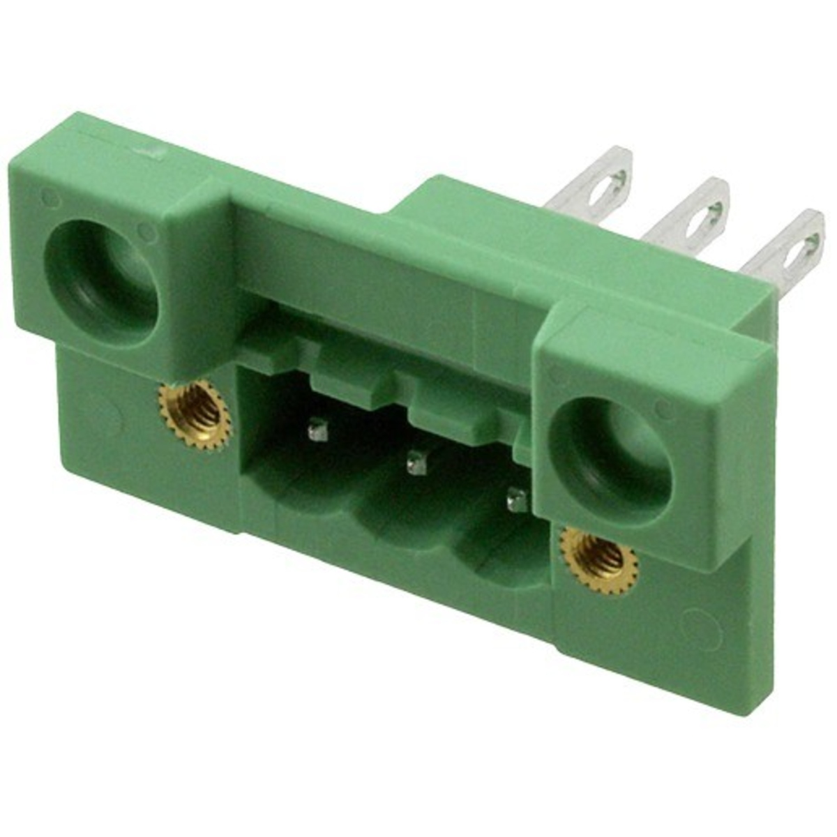 3 Position Green Terminal Block Header PCB Connector (Screw Terminal Block Header) image 1