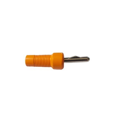 4mm Banana Plug Orange Colour Non Stackable Armstrong Connector (4mm Banana Plug) image 1