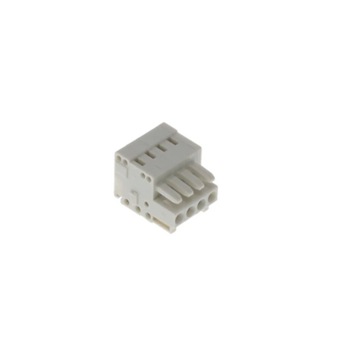 734104 Terminal Block Plug 4 Position 3.5mm WAGO PCB Connector (734104 Terminal Block) image 1