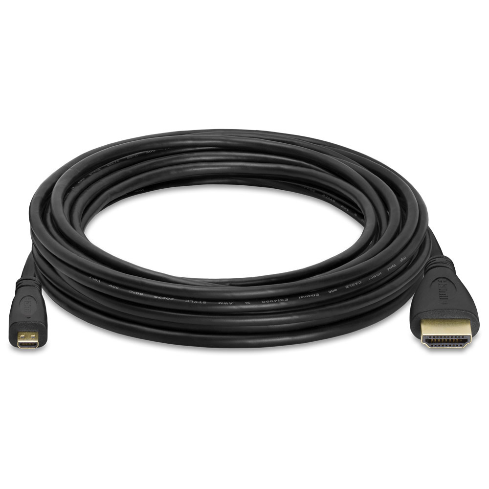 HDMI to Micro HDMI 1.5 Meter Cable (Type A Male to Micro HDMI Type D Male) image 3