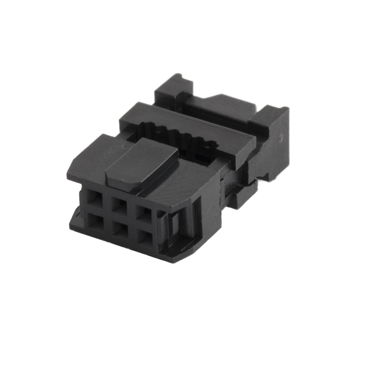 6 Pin FRC IDC Female Connector 3x2 Pin 2.54mm Ribbon Cable Connector (6 Pin IDC Connector) image 1