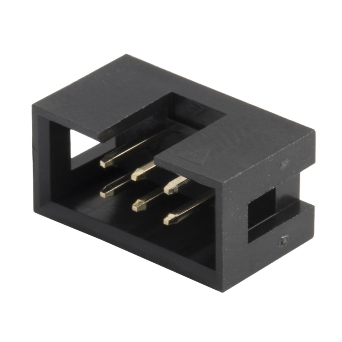 6 Pin FRC/IDC Box Header Straight Male 3x2 Pin 2.54mm (Ribbon Cable Box Header Connector) image 2