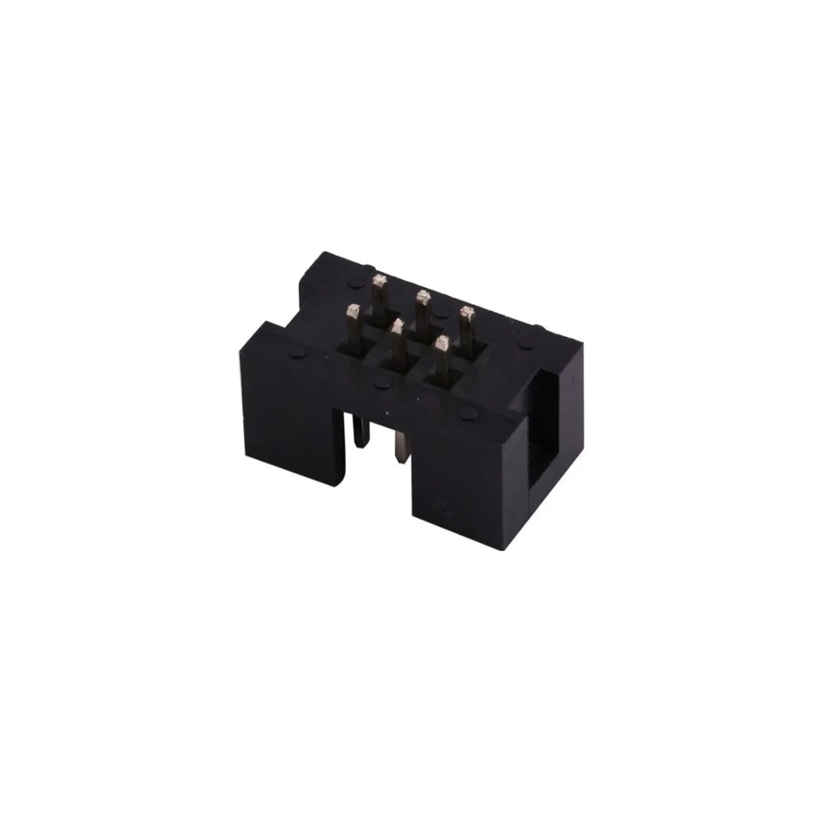 6 Pin FRC/IDC Box Header Straight Male 3x2 Pin 2.54mm (Ribbon Cable Box Header Connector) image 3