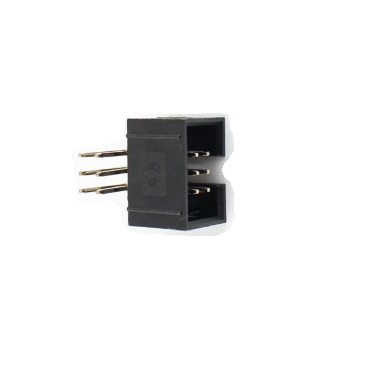 6 Pin FRC IDC Box Header Right Angle Male Connector 3x2 Pin 2.54mm (Ribbon Cable Box Header Connector) image 2