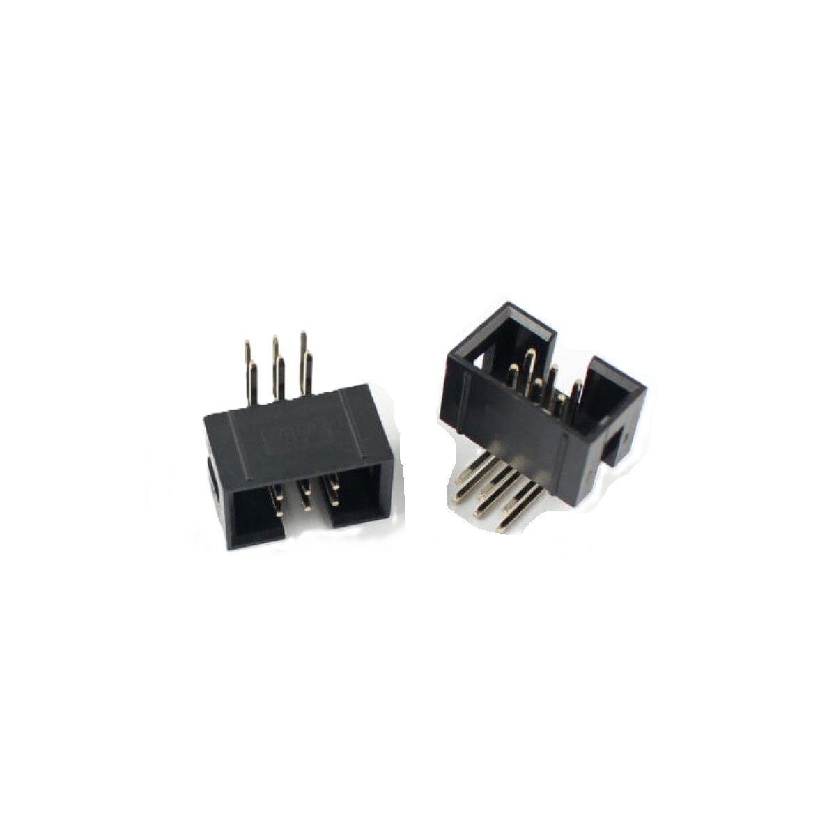 6 Pin FRC IDC Box Header Right Angle Male Connector 3x2 Pin 2.54mm (Ribbon Cable Box Header Connector) image 3