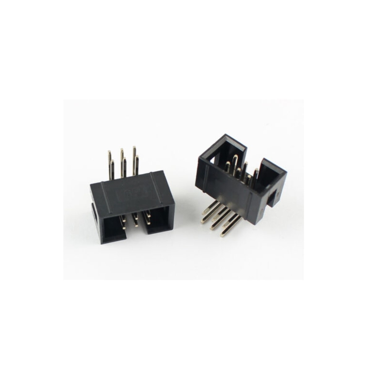 6 Pin FRC/IDC Right Angle Male Header Connector 3x2 Pin 2.54mm with Lock (Box Header Connector) image 3