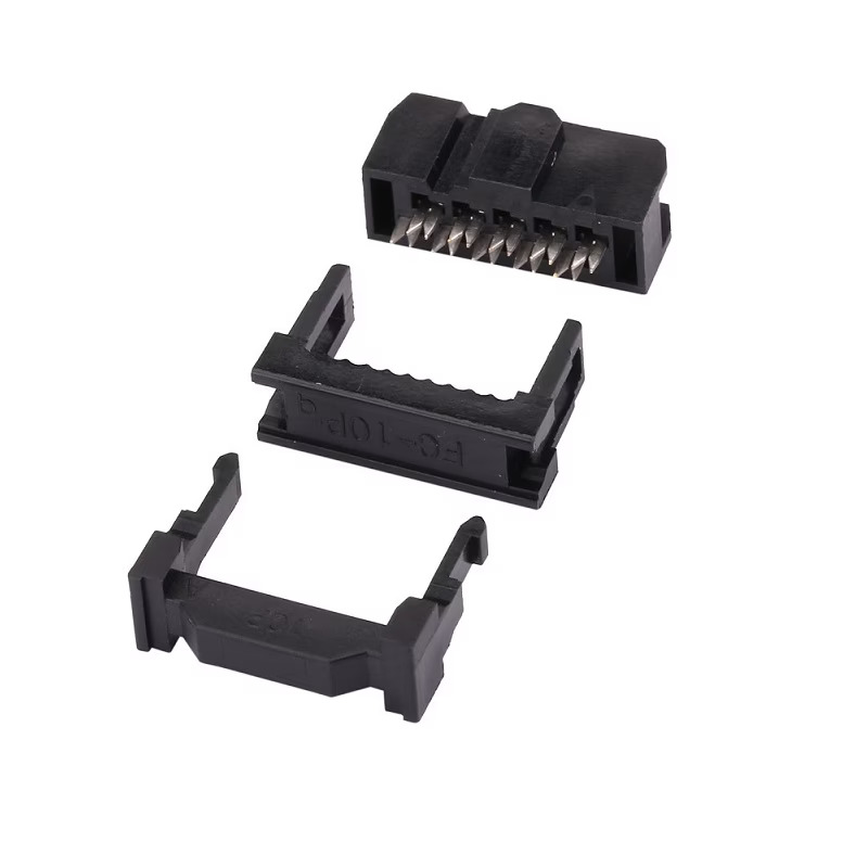 10 Pin FRC IDC Female Connector 5x2 Pin 2.54mm Ribbon Cable Connector image 2