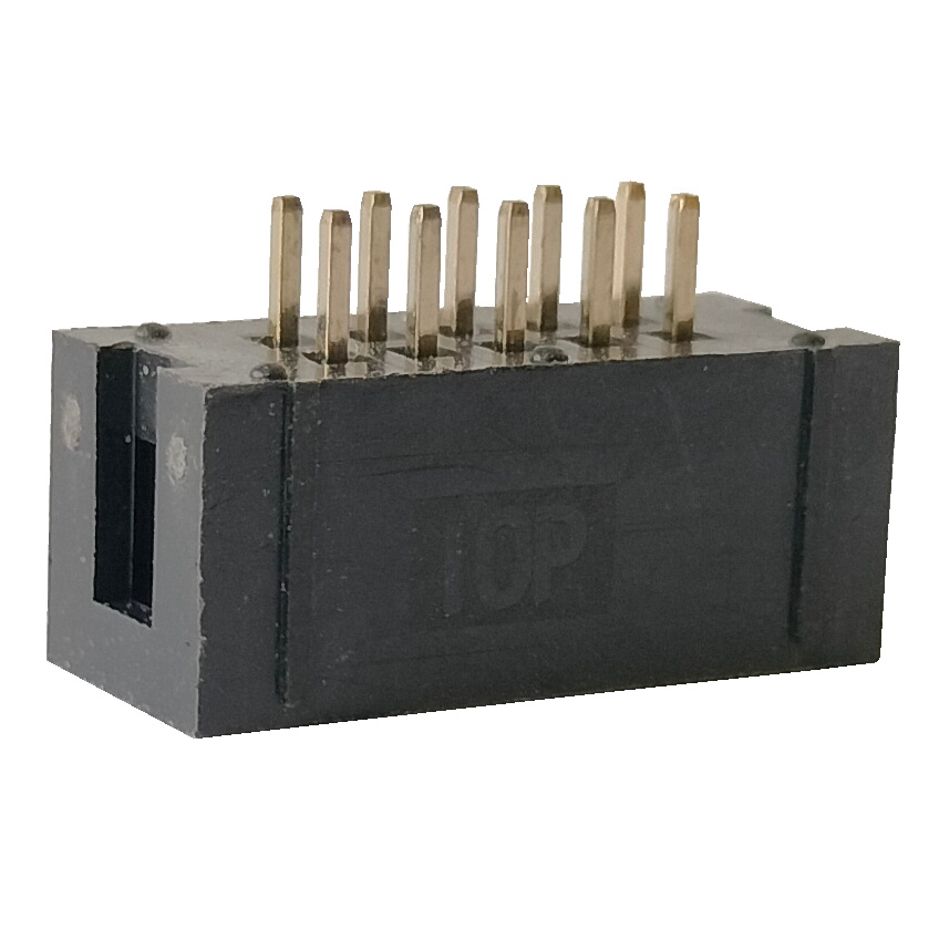 10 Pin FRC IDC Box Header Straight Male Connector 5x2 Pin 2.54mm (Ribbon Cable Box Header Connector) image 3