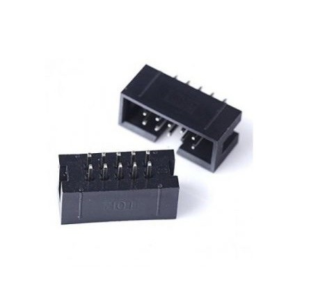 10 Pin FRC IDC Box Header Straight Male Connector 5x2 Pin 2.54mm image 1