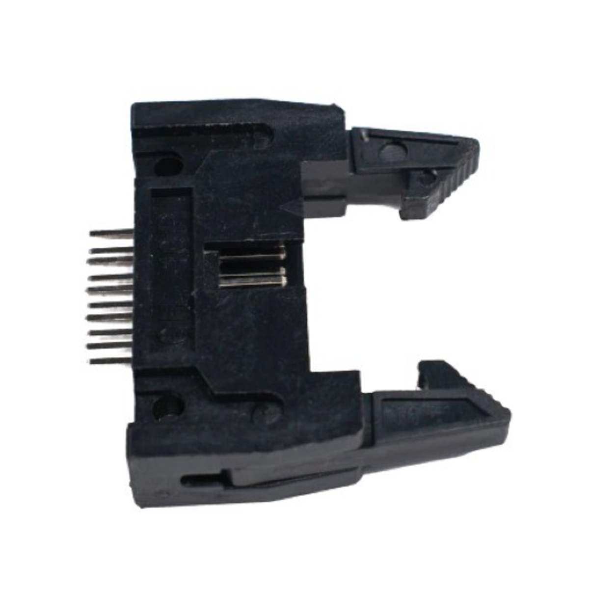 10 Pin FRC/IDC Straight Male Box Header Connector with Lock 5x2 Pin 2.54mm (Box Header Connector) image 1