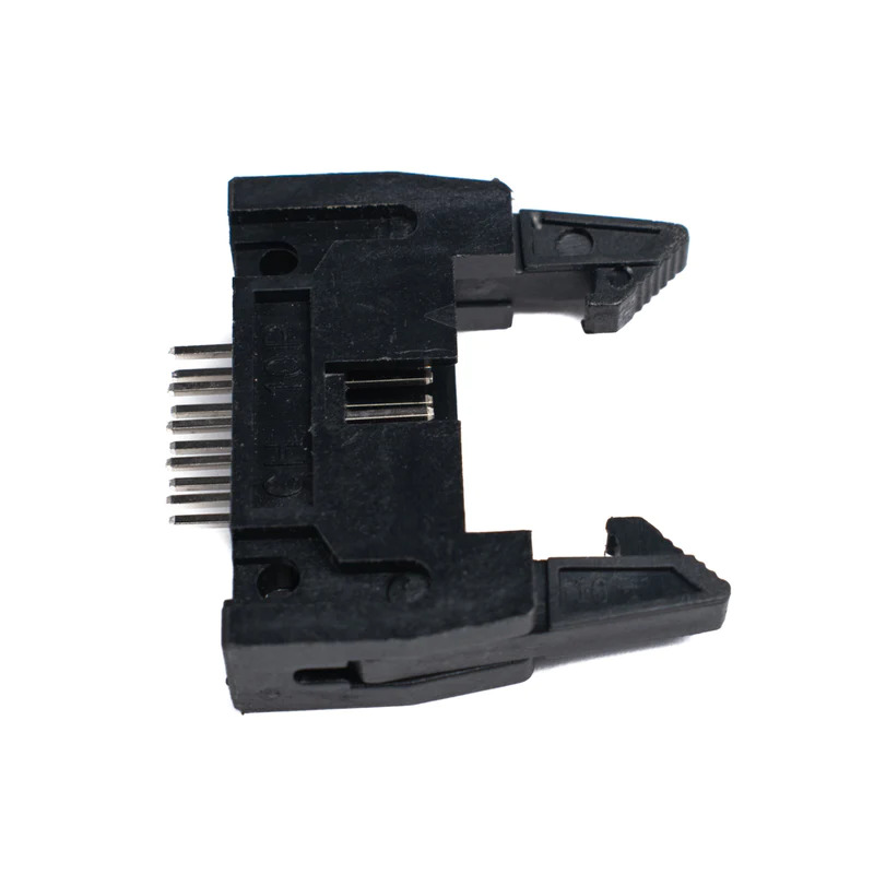 10 Pin FRC/IDC Straight Male Box Header Connector with Lock 5x2 Pin 2.54mm (Box Header Connector) image 2