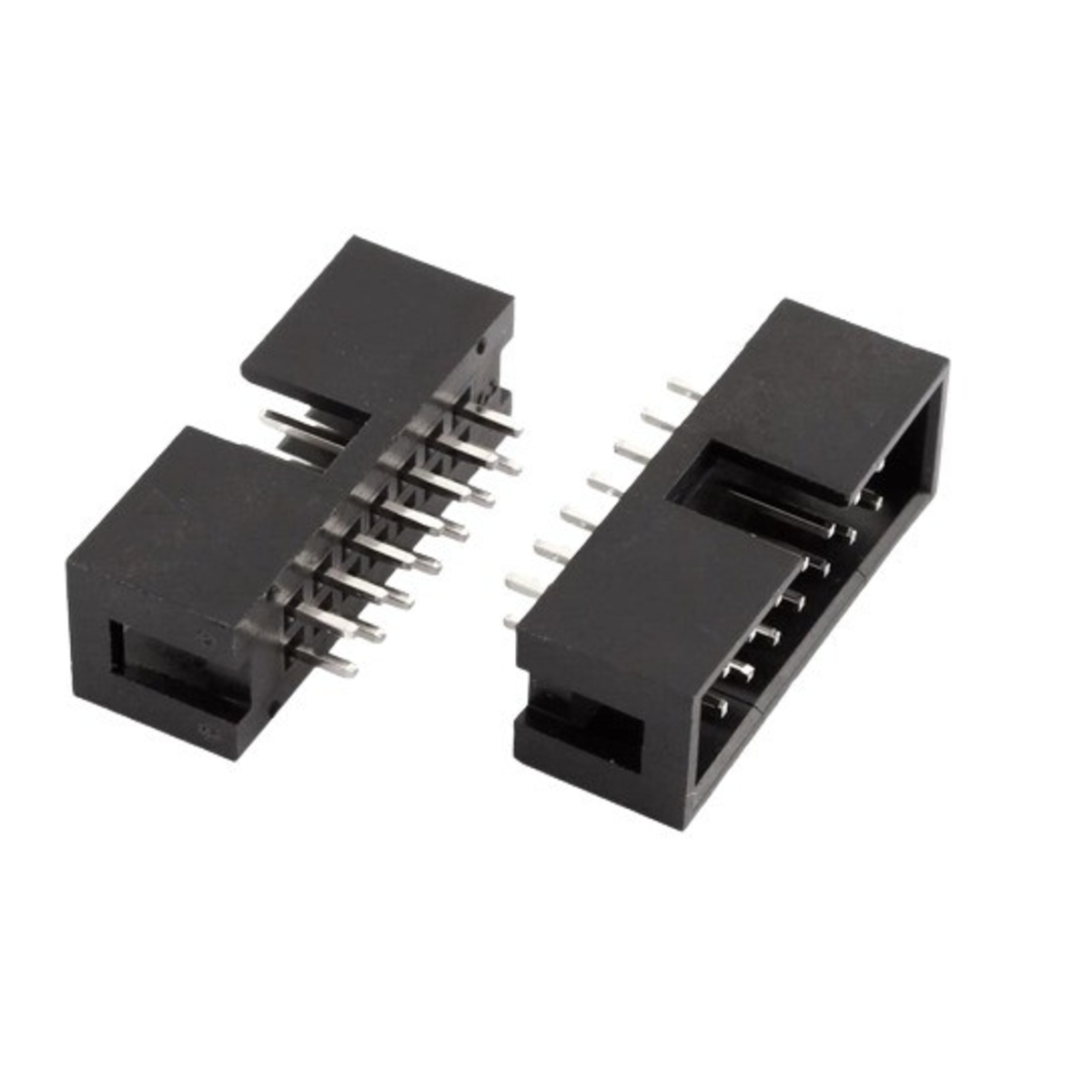 14 Pin FRC IDC Box Header Straight Male Connector 7x2 Pin 2.54mm PCB Header (14 Pin Box Header) image 1