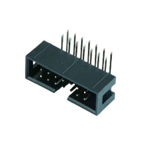 14 Pin FRC/IDC Box Header Right Angle Male Connector 7x2 Pin 2.54mm (IDC Box Header Connector) image 1