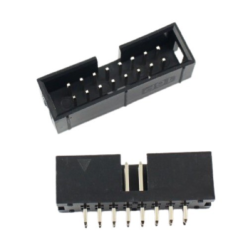 16 Pin FRC IDC Box Header Straight Male Connector 8x2 Pin 2.54mm image 1