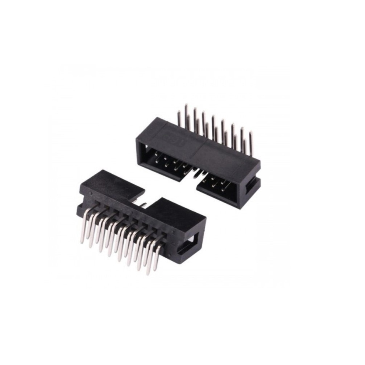 16 Pin IDC Box Header Right Angle Male Connector (2.54mm PCB Header, FRC Connector) image 1