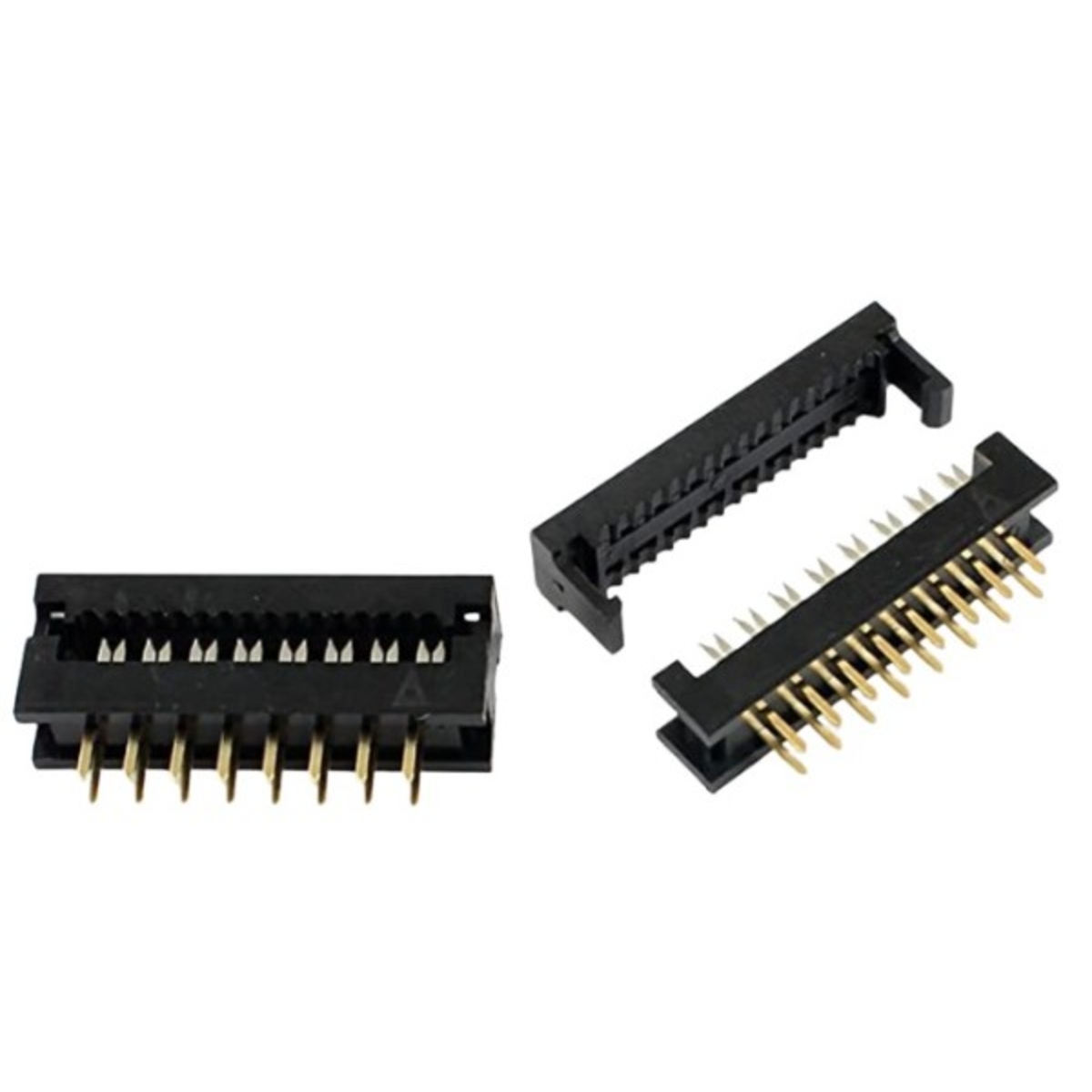 16 Pin FRC IDC Box Header Straight Male Connector 8x2 Pin 2.54mm (PCB Header Connector) image 1