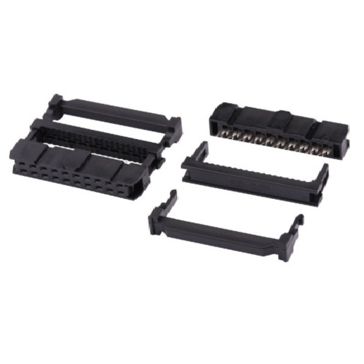 20 Pin FRC/IDC Female Connector 10x2 Pin 2.54mm (Ribbon Cable IDC Connector) image 1