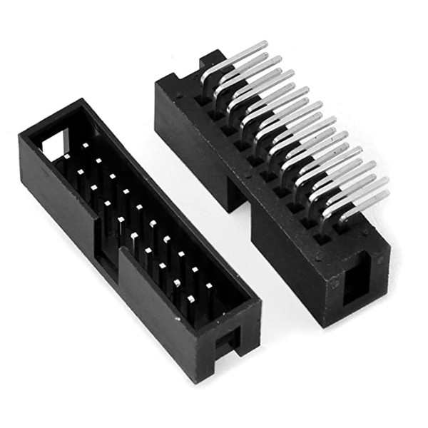 20 Pin FRC IDC Box Header Right Angle Male 10x2 Pin 2.54mm image 1