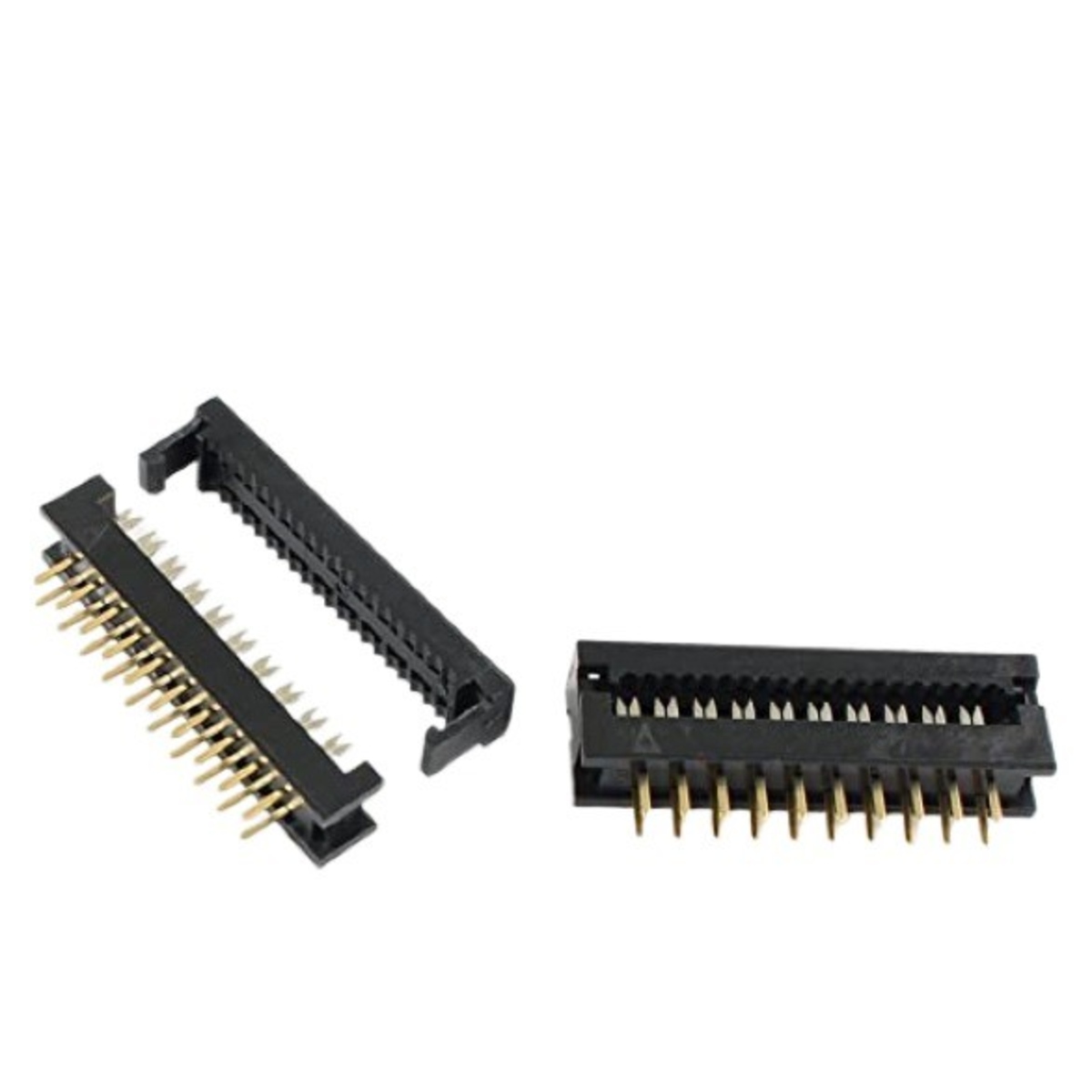 20 Pin FRC/IDC Box Transition Straight Male Connector 10x2 Pin 2.54mm for Ribbon Cable (IDC Box Header Connector) image 1