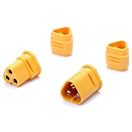 MT30 3 Pole Motor/ESC Connector Set Male+Female Pair (1 Set) image 1