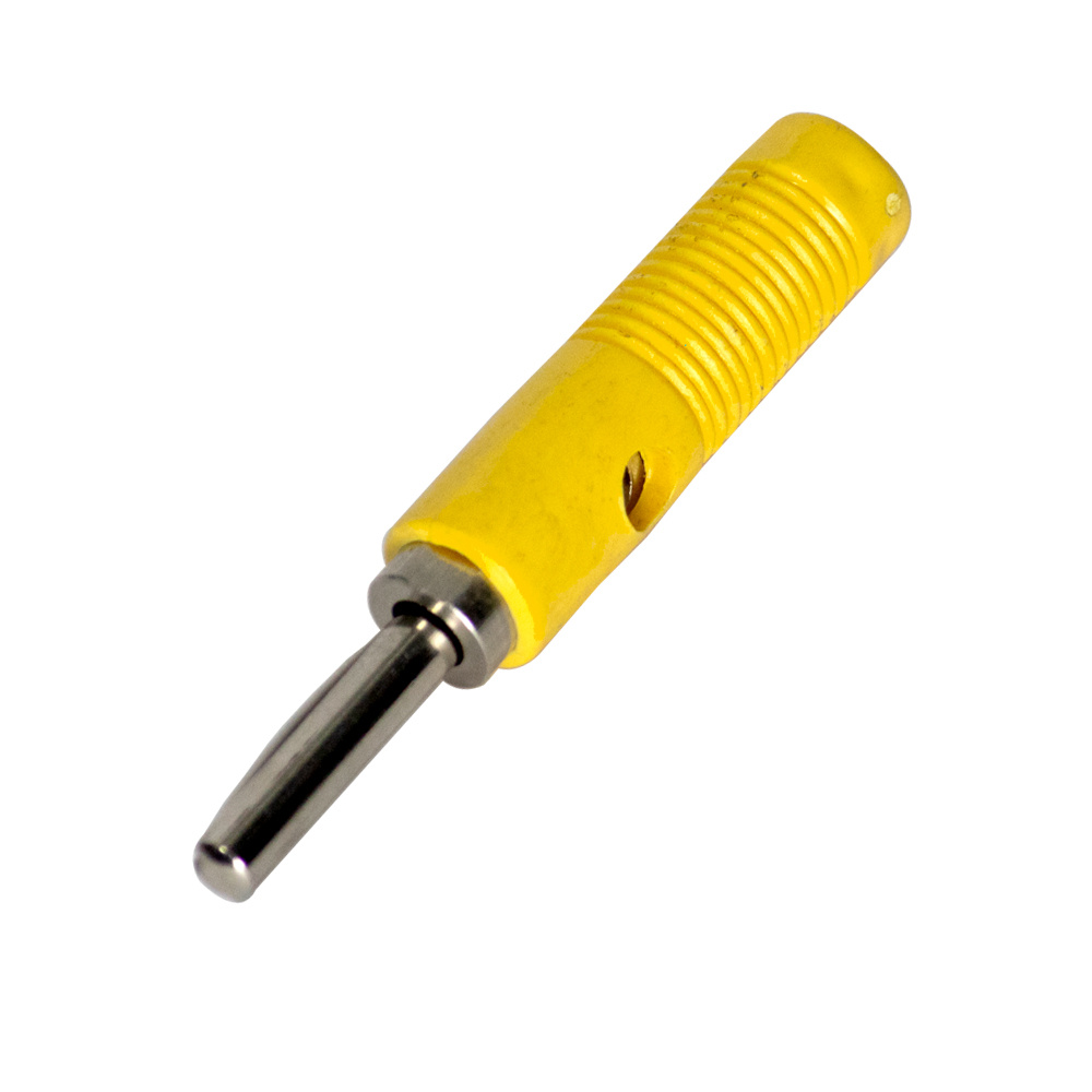 4mm Banana Plug Yellow (Male Test Connector) image 2