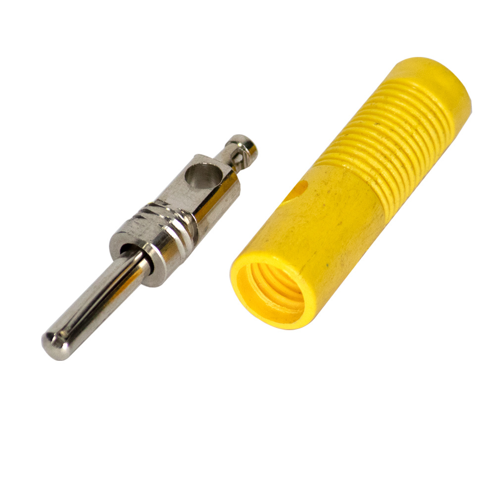 4mm Banana Plug Yellow (Male Test Connector) image 3