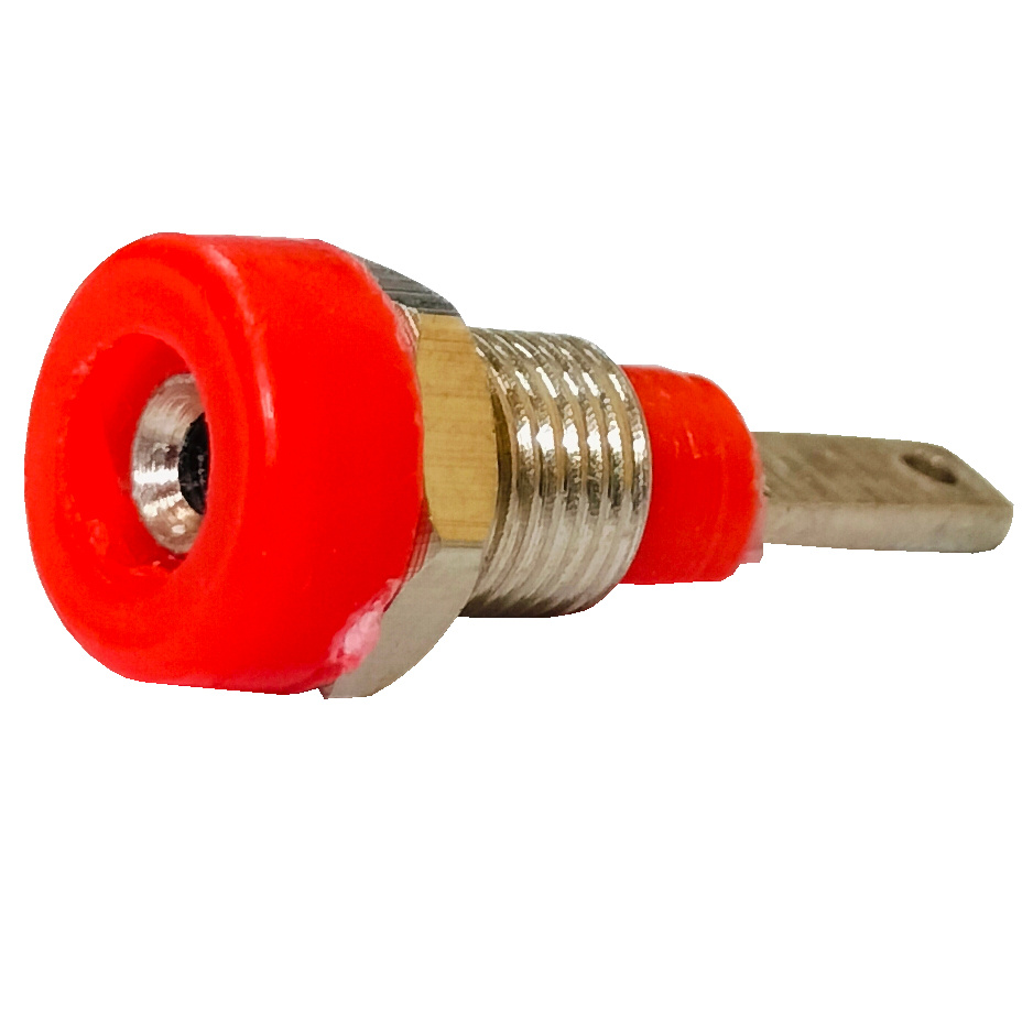 2mm Banana Socket Red (Female Panel Mount Connector) image 2