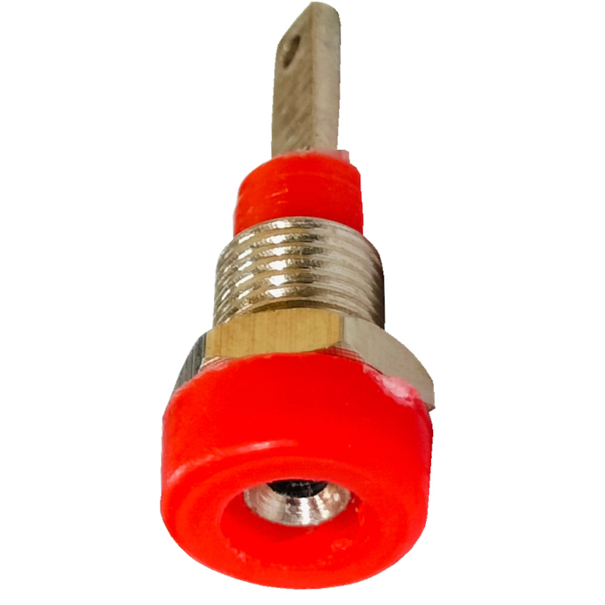 2mm Banana Socket Red (Female Panel Mount Connector) image 3