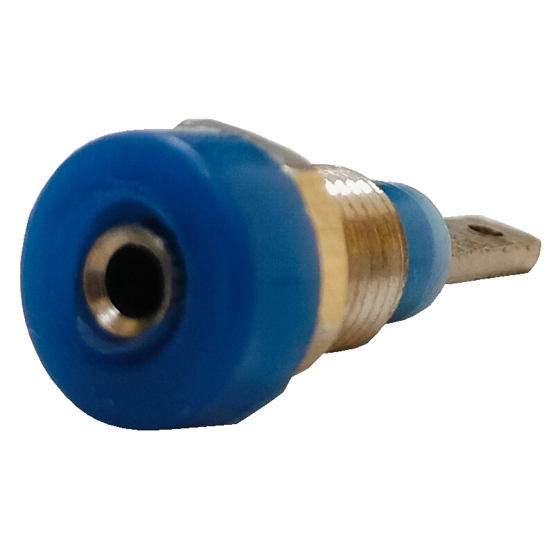 2mm Banana Socket Blue (Female Panel Mount Connector) image 4