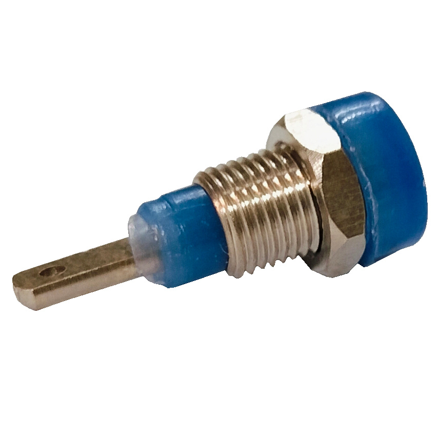 2mm Banana Socket Blue (Female Panel Mount Connector) image 1