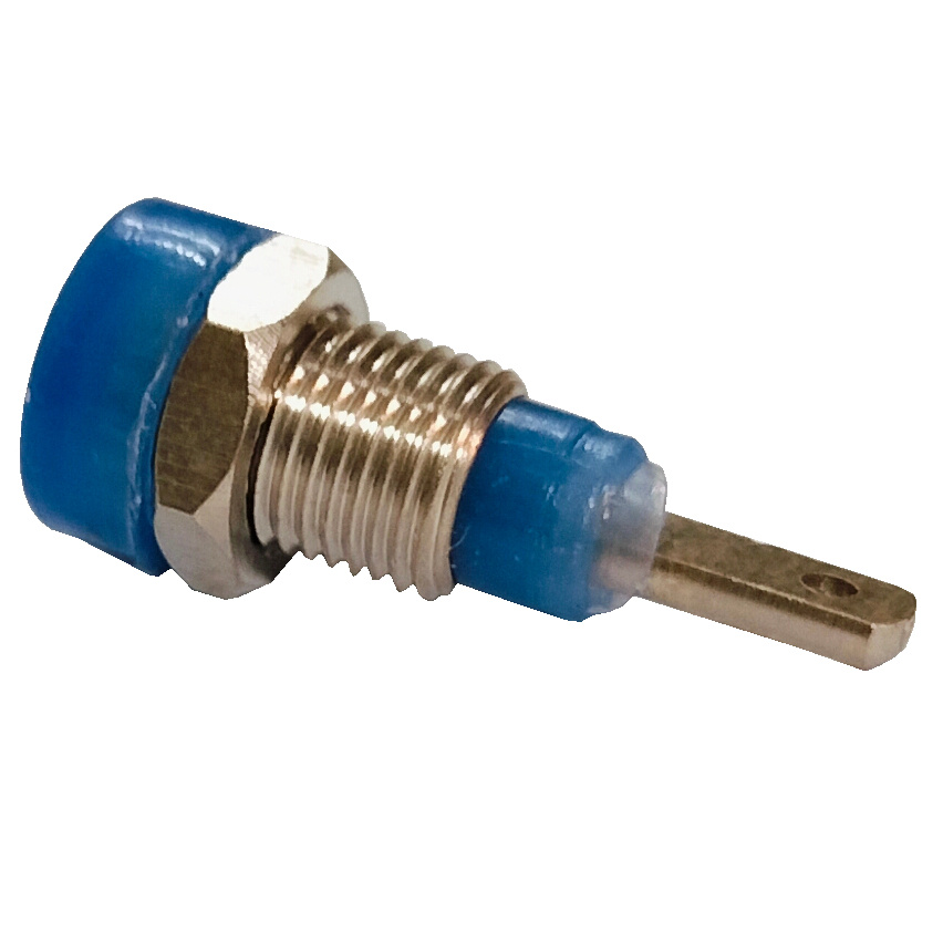 2mm Banana Socket Blue (Female Panel Mount Connector) image 3