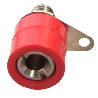 4mm Banana Socket Red (Female Panel Mount Connector) image 3