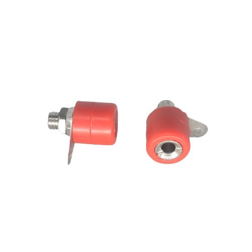 4 MM BANANA SOCKET - RED COLOUR image 1