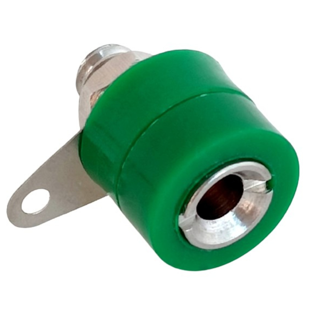 4mm Banana Socket Green (Female Panel Mount Connector) image 2