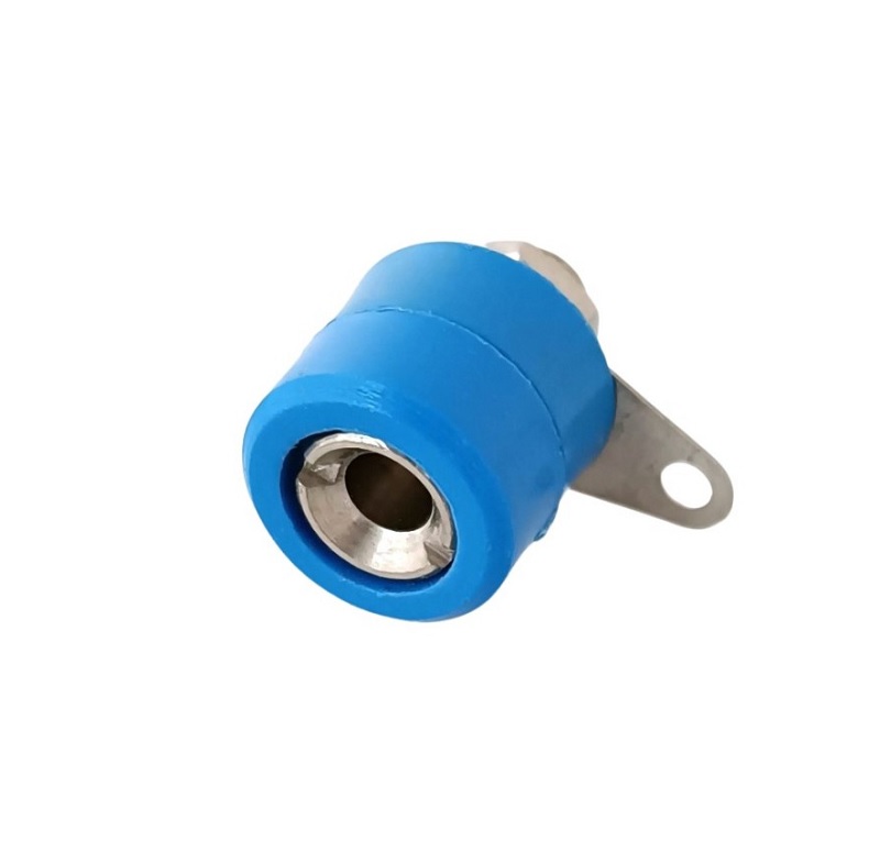 4mm Banana Socket Blue (Female Panel Mount Connector) image 1