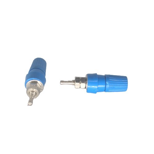 2 MM-5 Amp Terminal Panel Mounting Banana Plug BTI-5 Blue Armstrong Make image 1