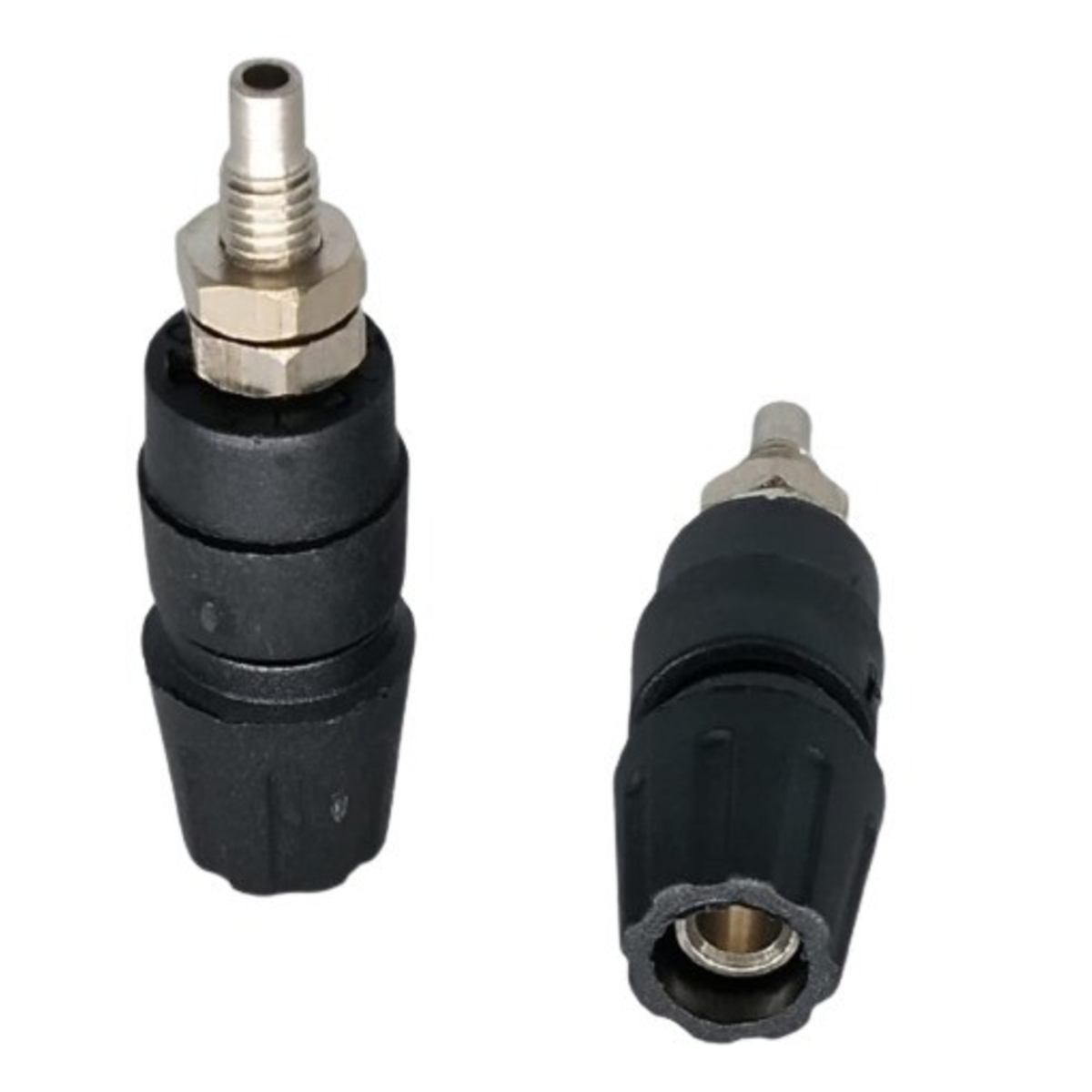 4mm 15A Terminal Panel Mount Banana Socket BTI-15 Black (Panel Mount Connector) image 1