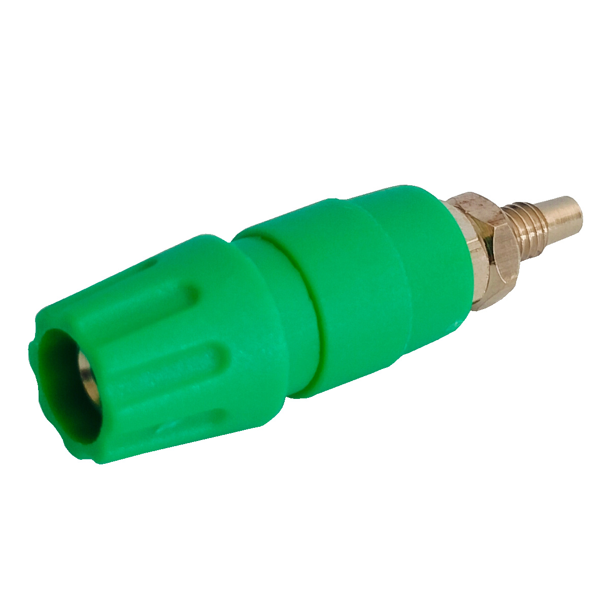 4mm 15A Terminal Panel Mount Banana Socket BTI-15 Green (Panel Mount Connector) image 3