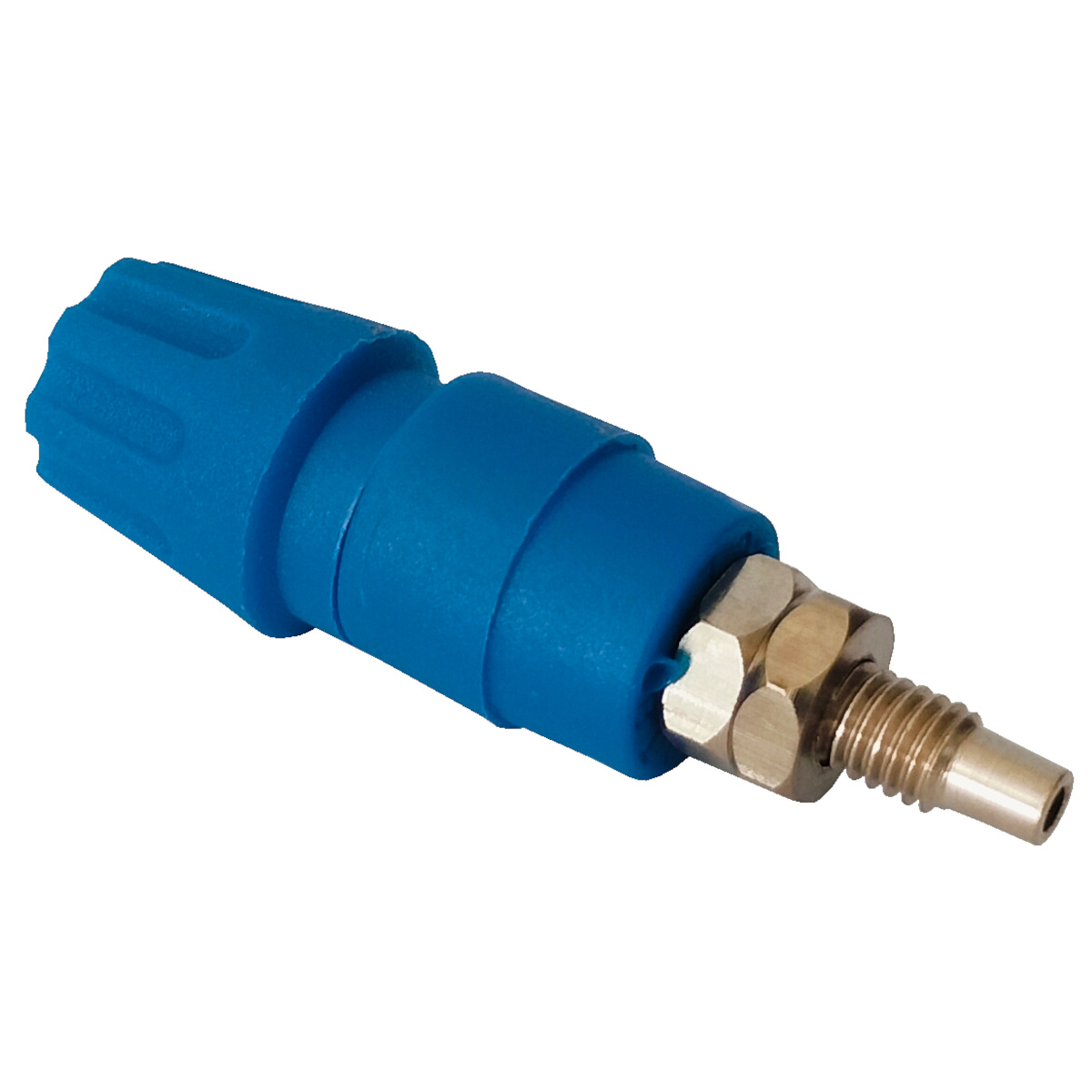 4mm 15A Terminal Panel Mount Banana Socket BTI-15 Blue (Panel Mount Connector) image 4